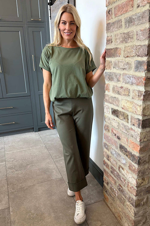 Louisa Trousers Khaki - Image 1