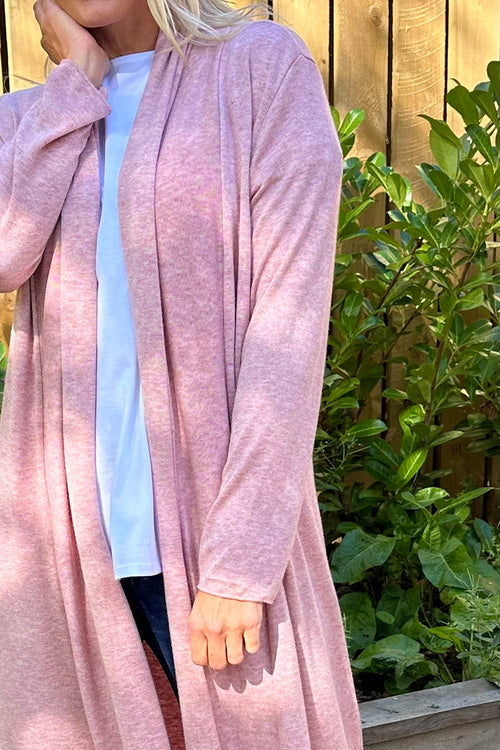 Alex Waterfall Cardigan Pink - Image 2