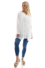 Dorota Shirt Tunic Cream Cream - Dorota Shirt Tunic Cream