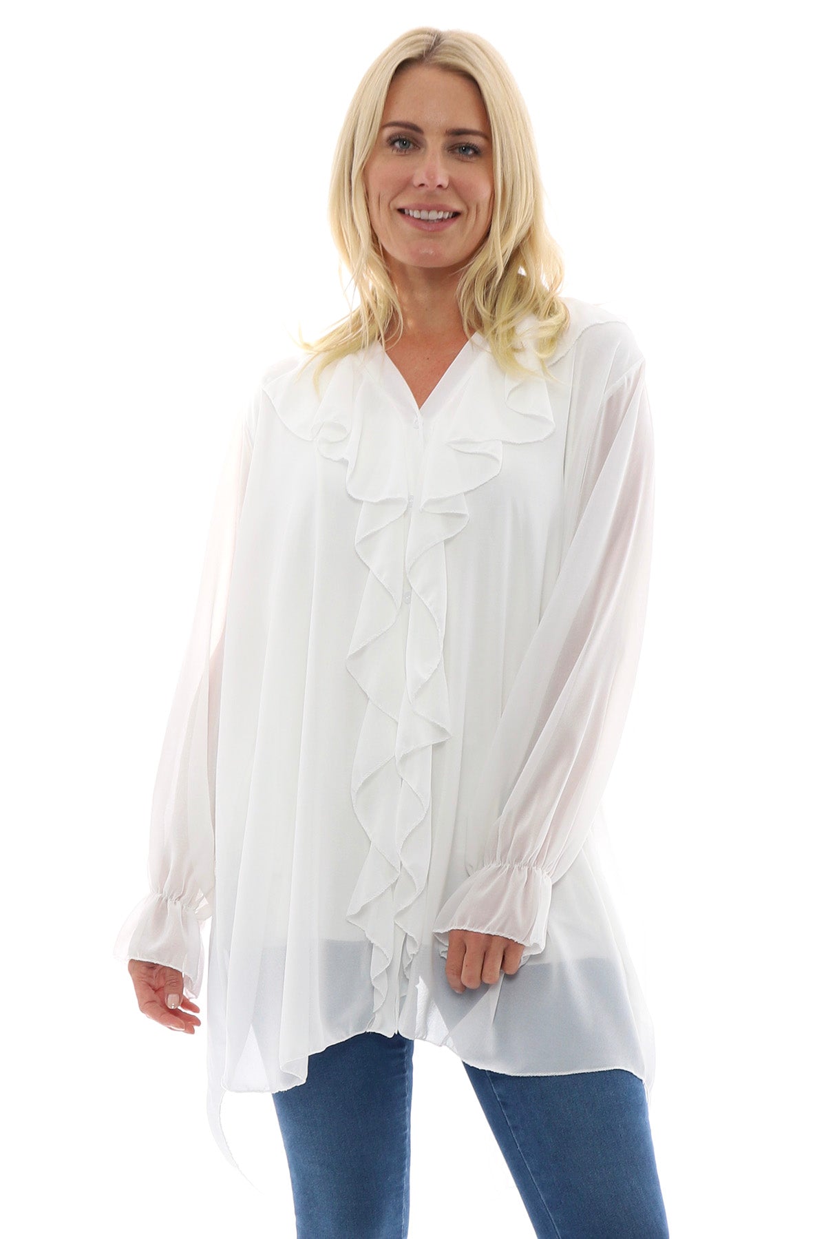 Dorota Shirt Tunic Cream