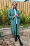 Alex Waterfall Cardigan Jade Green