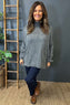 Lainey Pocket Knitted Jumper Mid Grey