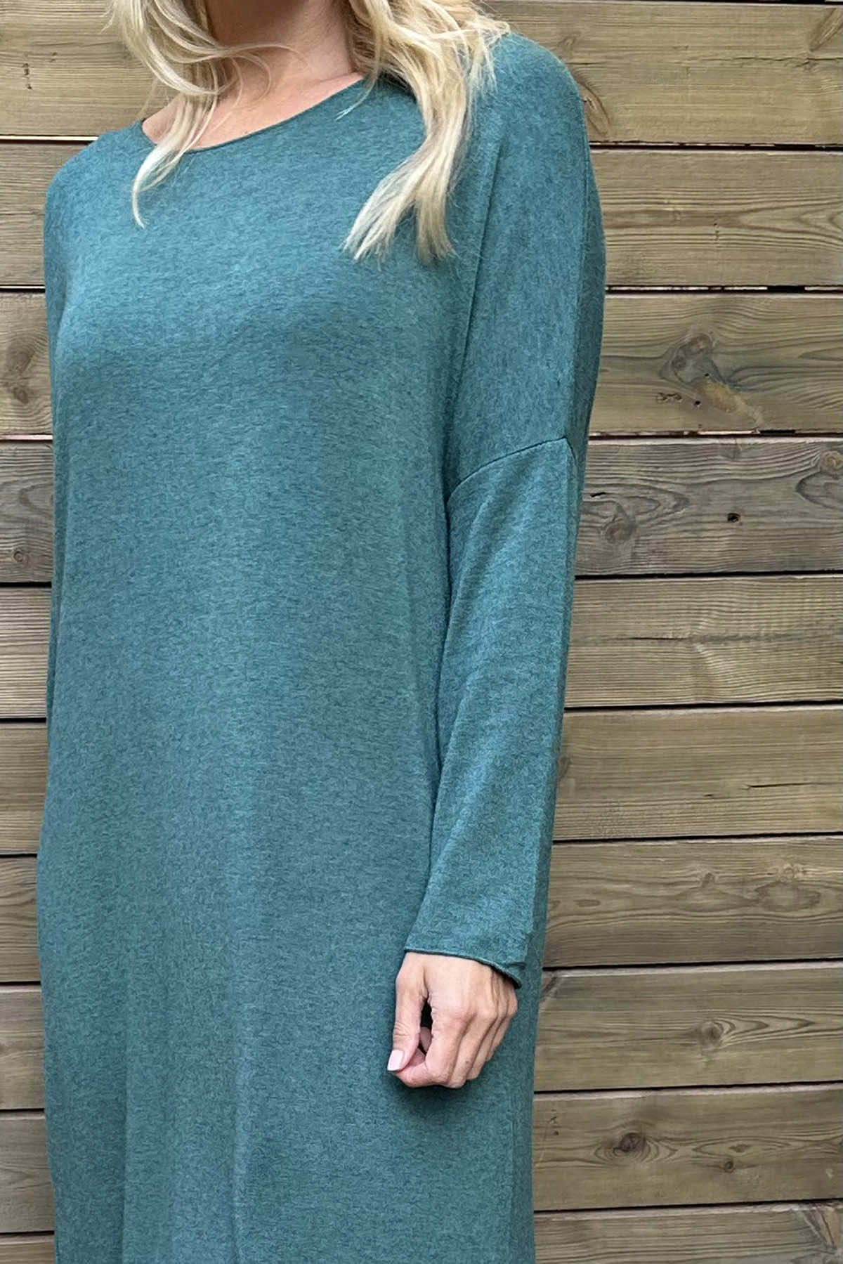 Maggie Knitted Tunic Jade Green