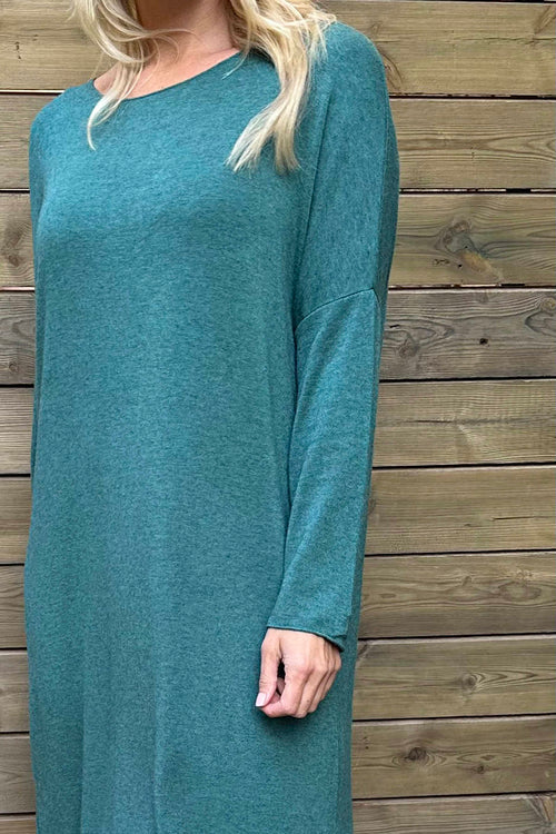 Maggie Knitted Tunic Jade Green - Image 3