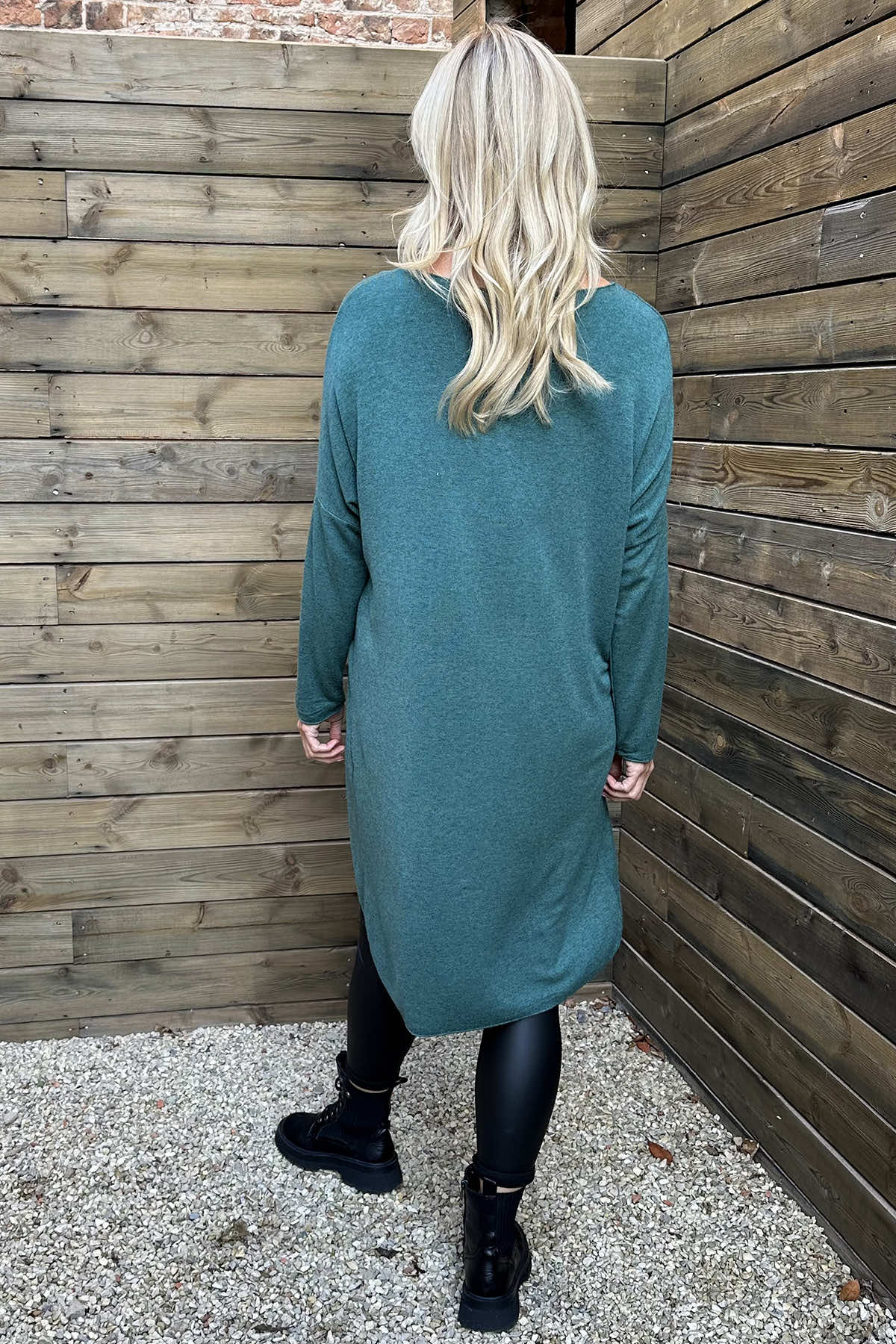 Maggie Knitted Tunic Jade Green