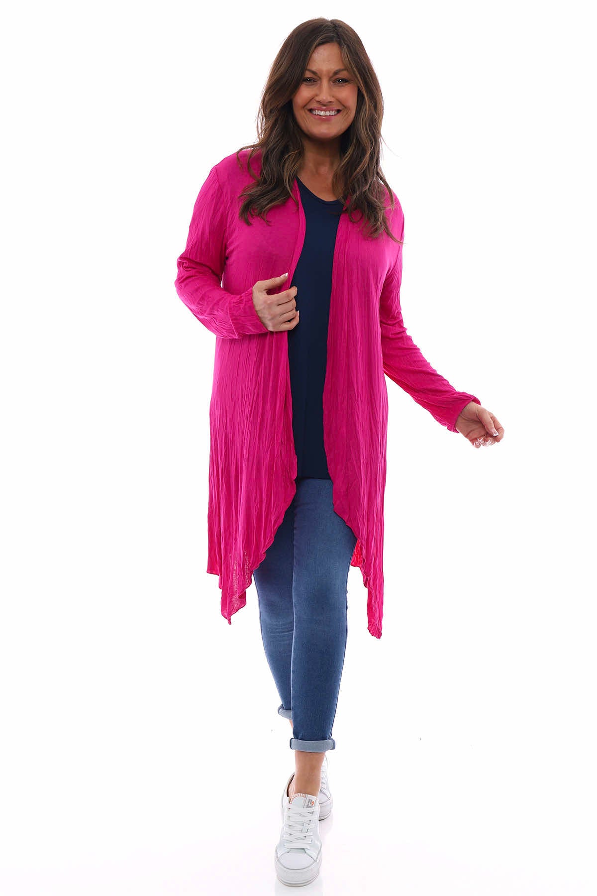 Long sales waterfall cardigan