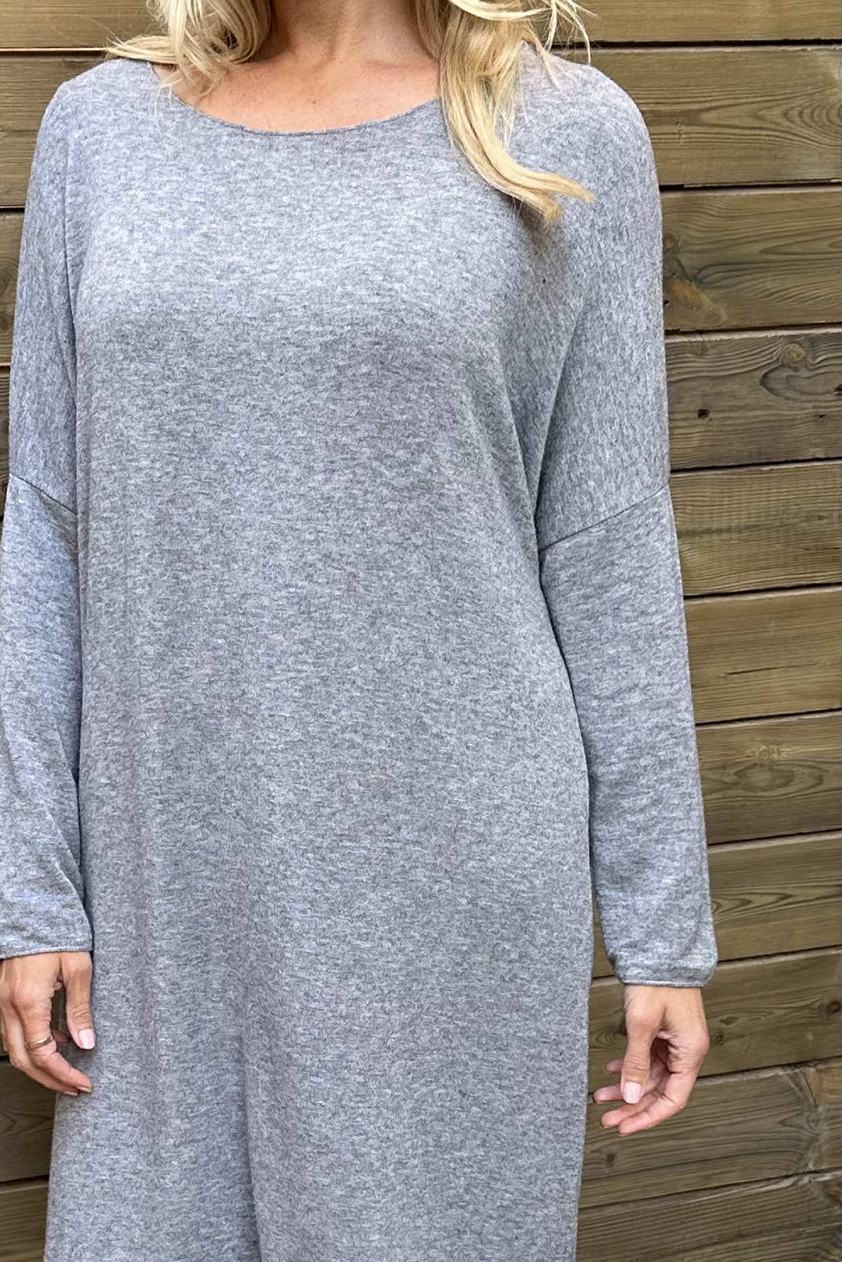 Maggie Knitted Tunic Grey