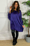 Monica Slouch Satin Top Purple