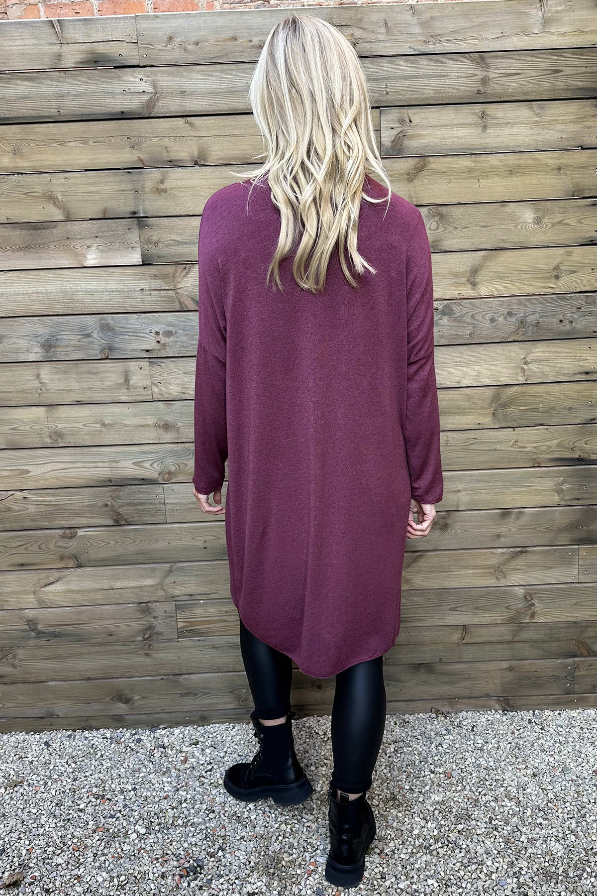 Maggie Knitted Tunic Wine