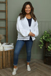 Kalkan Crinkle Cotton Jacket White