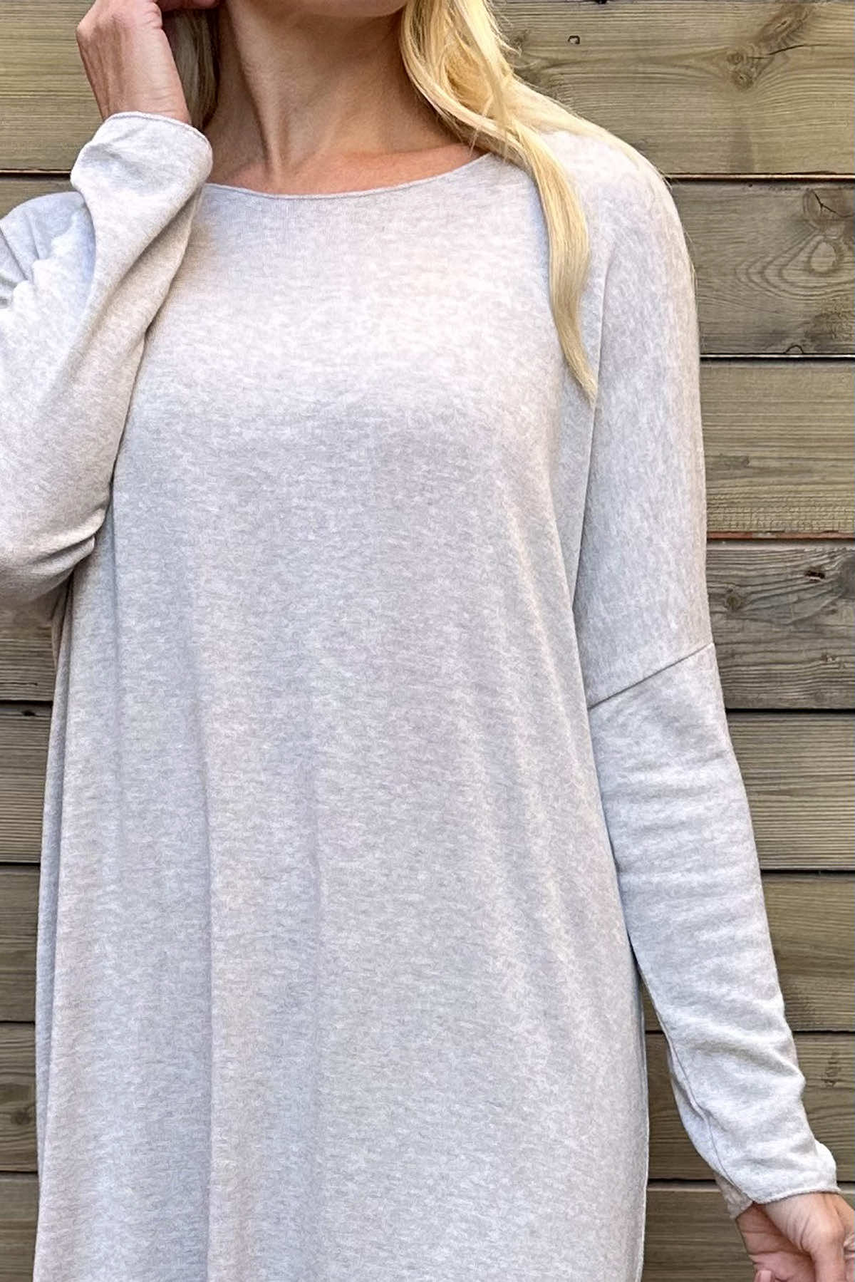 Maggie Knitted Tunic Stone