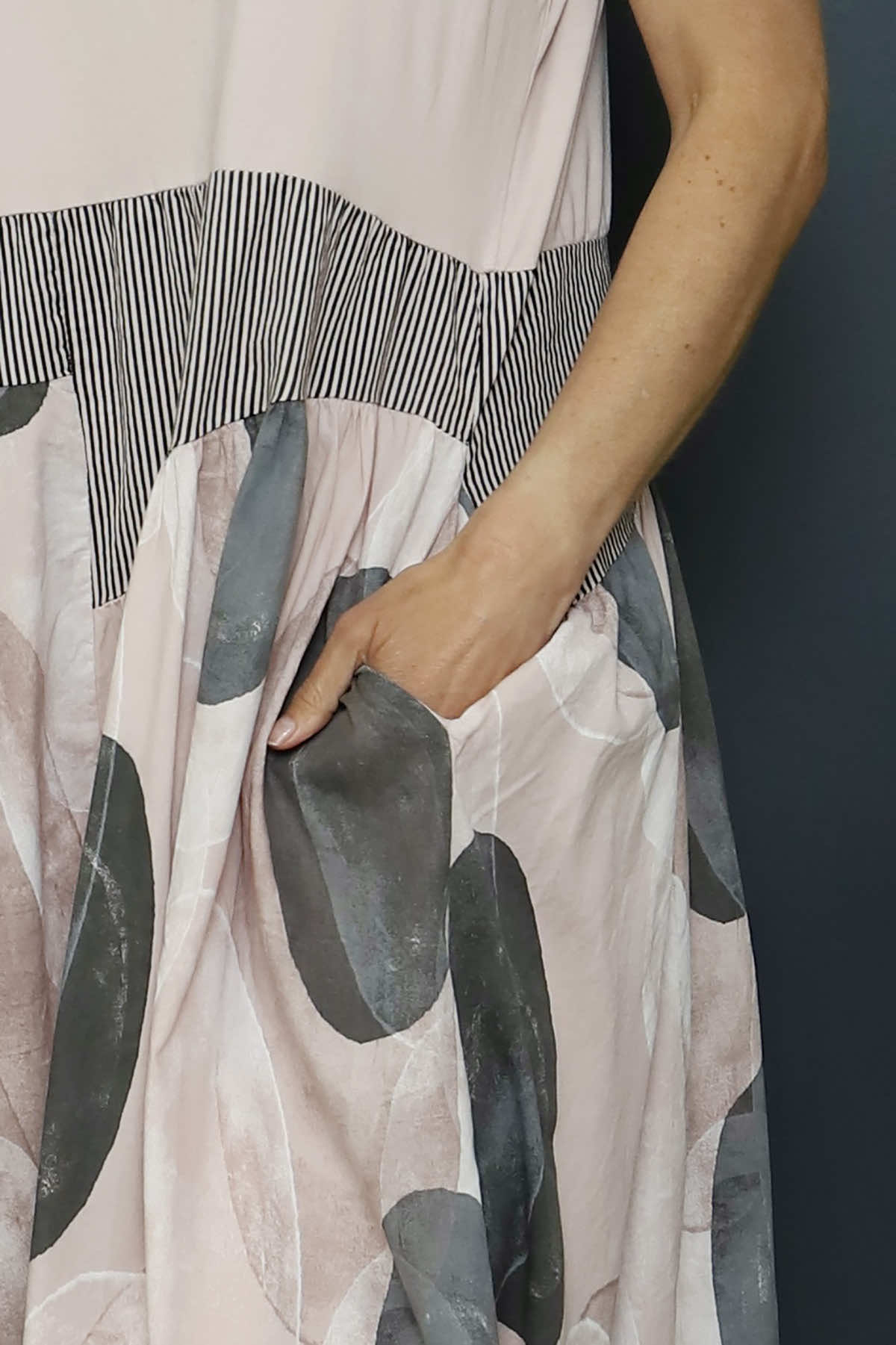 Hepworth Pebble Cotton Dress Pink