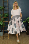 Hepworth Pebble Cotton Dress Pink