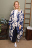 Avice Ink Print Linen Jacket Stone