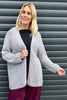 Annie Knitted Cardigan Grey