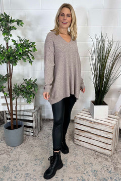 Madelyn Knitted Jumper Mocha