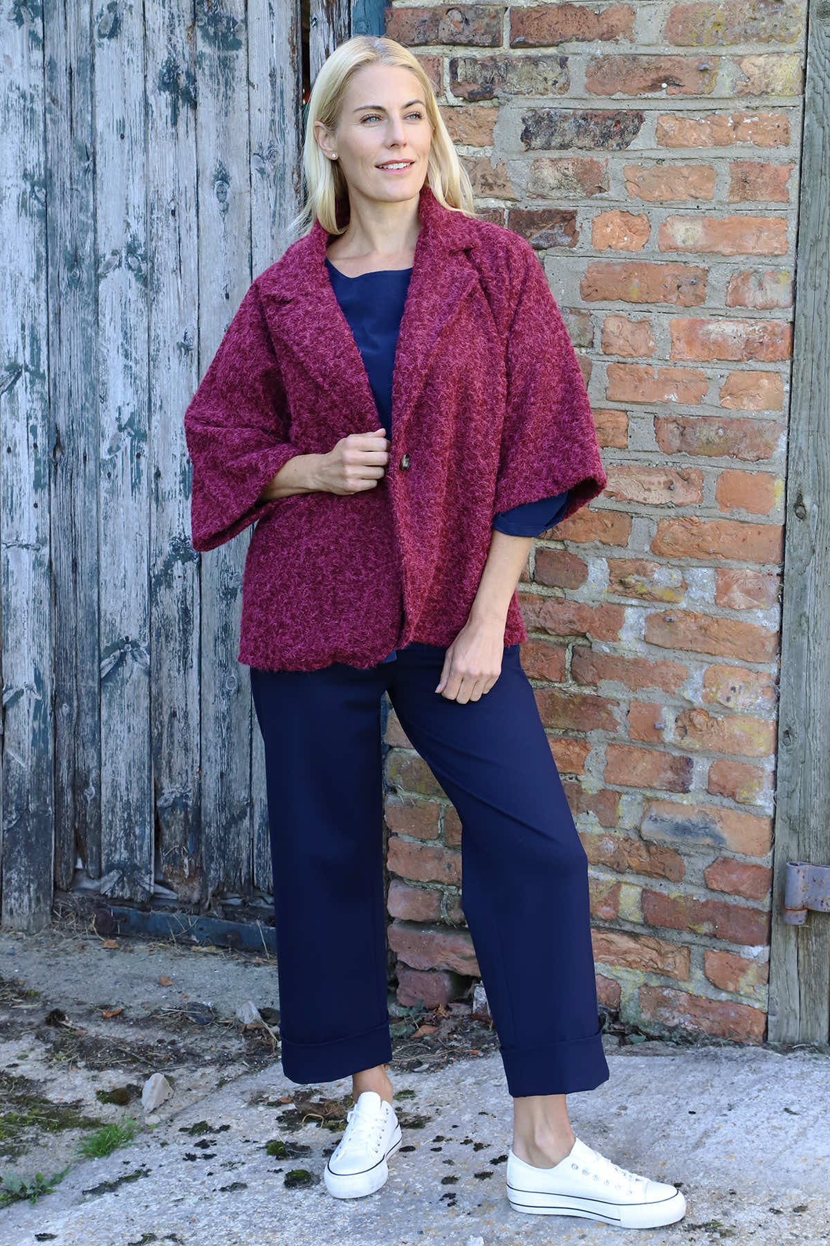 Perdita Jacket Wine