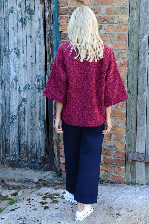 Perdita Jacket Wine - Image 4