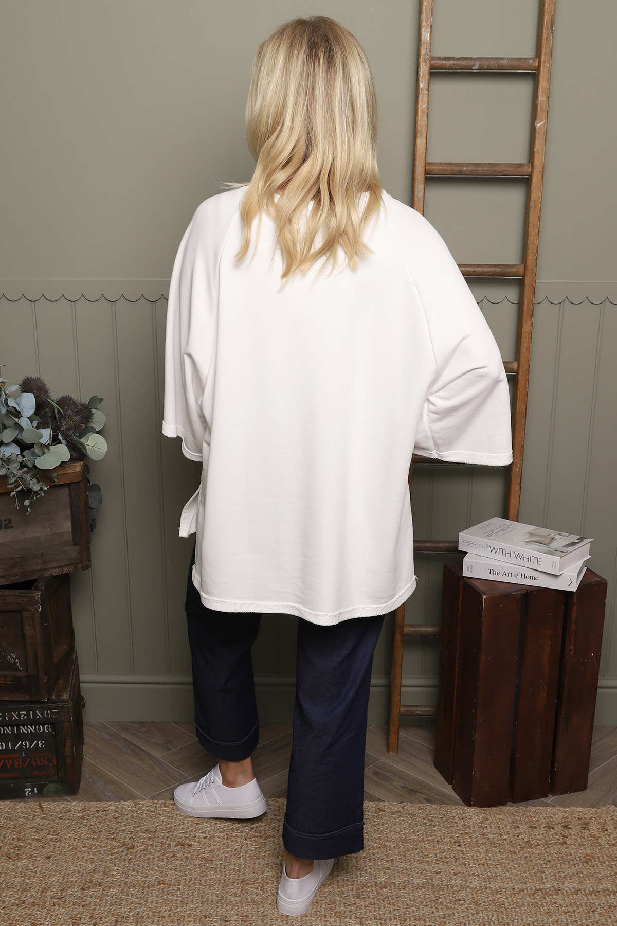 Ginny Cotton Top White