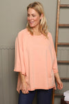 Ginny Cotton Top Orange