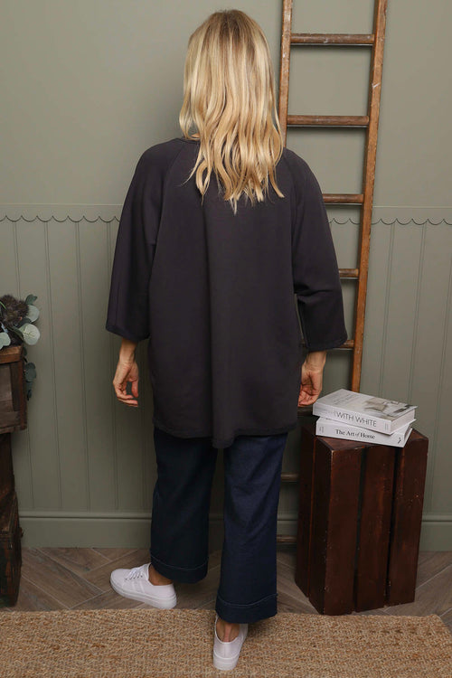 Ginny Cotton Top Charcoal - Image 4