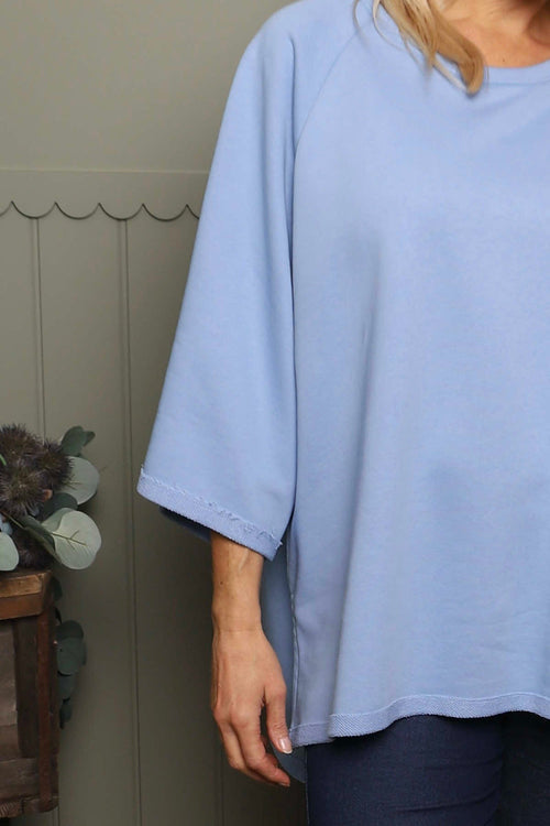Ginny Cotton Top Powder Blue - Image 3