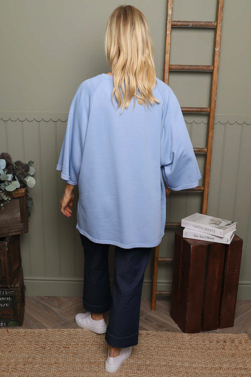 Ginny Cotton Top Powder Blue - Image 4