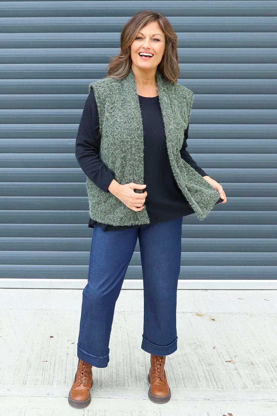 Dani Gilet Khaki