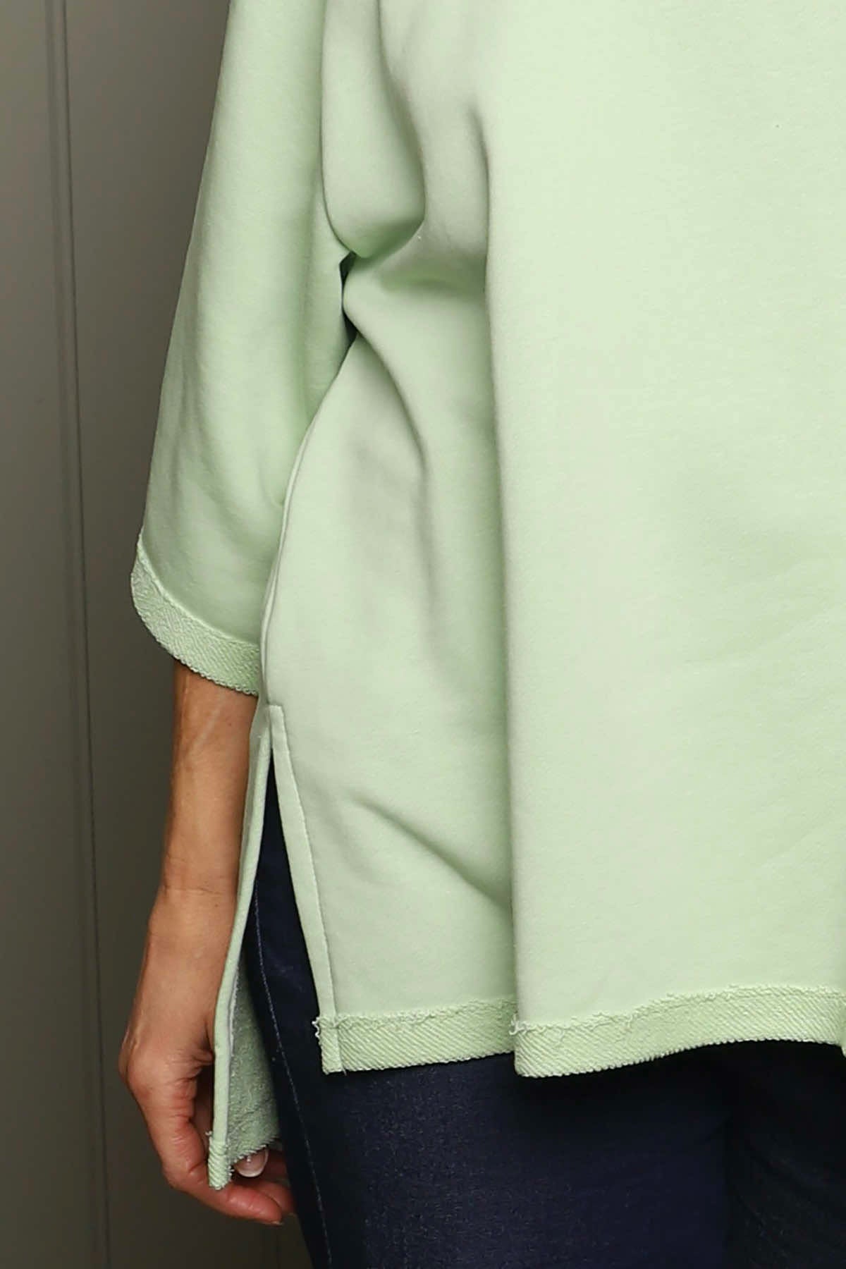 Ginny Cotton Top Green