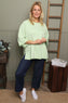 Ginny Cotton Top Green