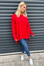 Betty Cotton Top Red Red - Betty Cotton Top Red