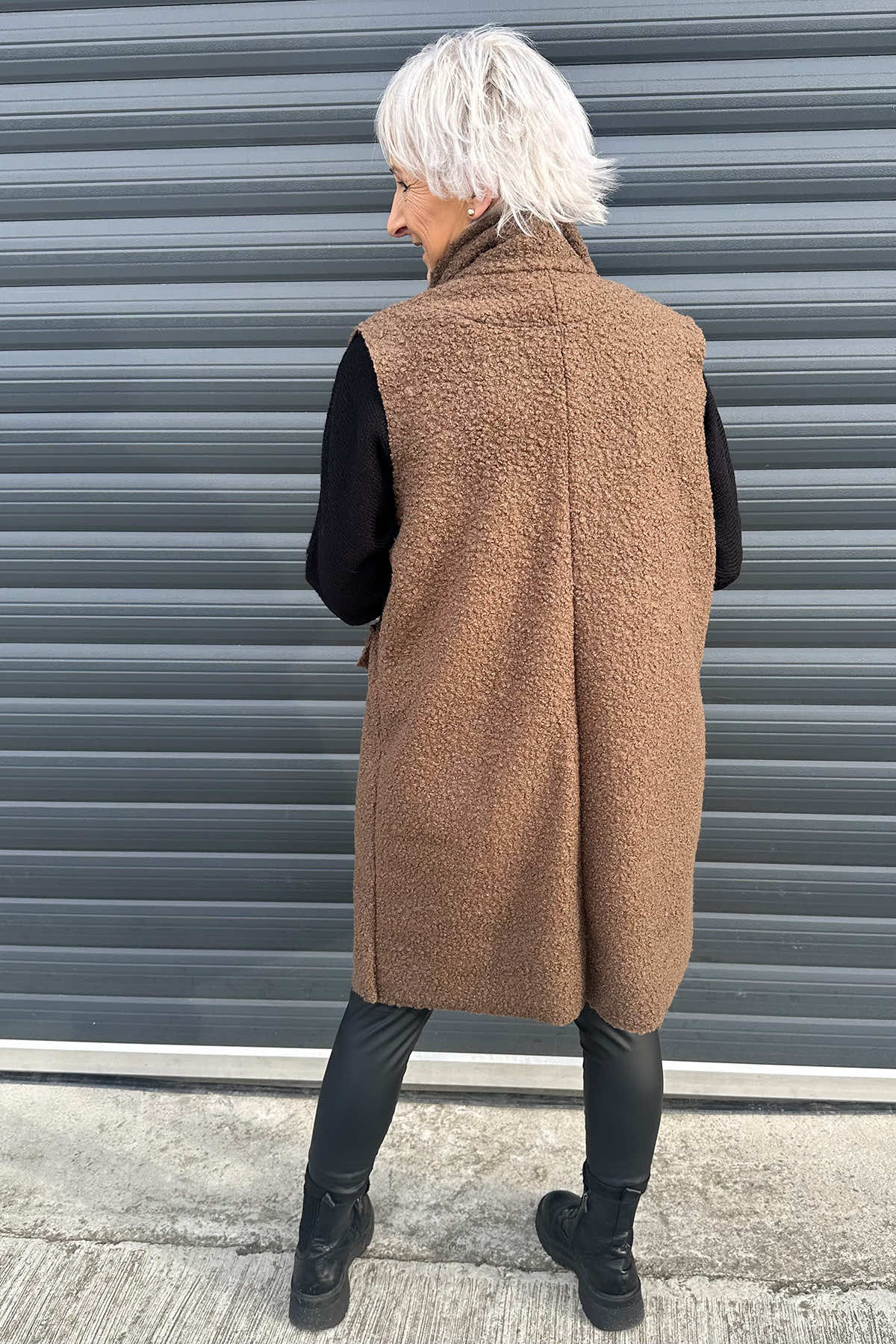 Nori Boucle Gilet Nutmeg