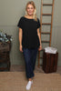 Genevieve Cotton Tee Black