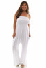 Jayla Strap Jumpsuit White