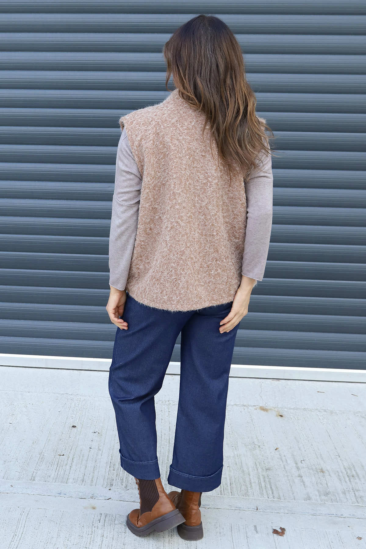Dani Gilet Camel