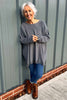 Sally Fringe Hem Jumper Mid Grey