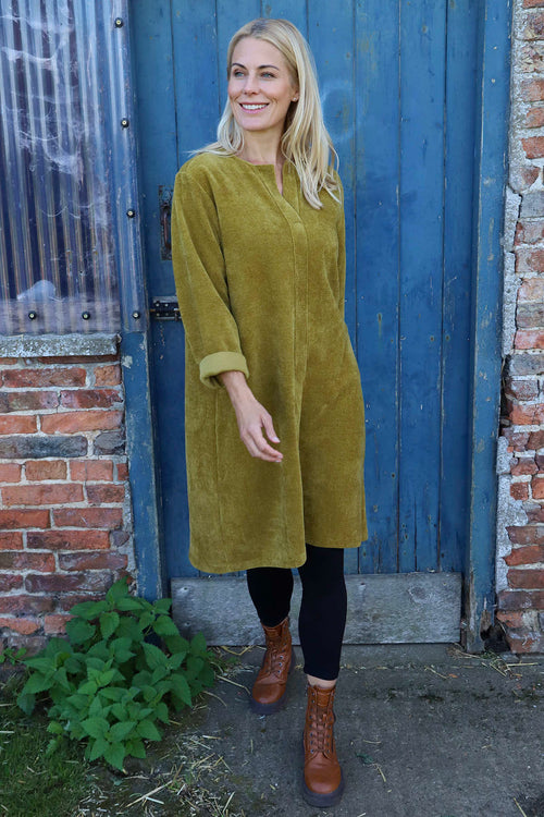 Winifred Cord Tunic Moss - Image 2