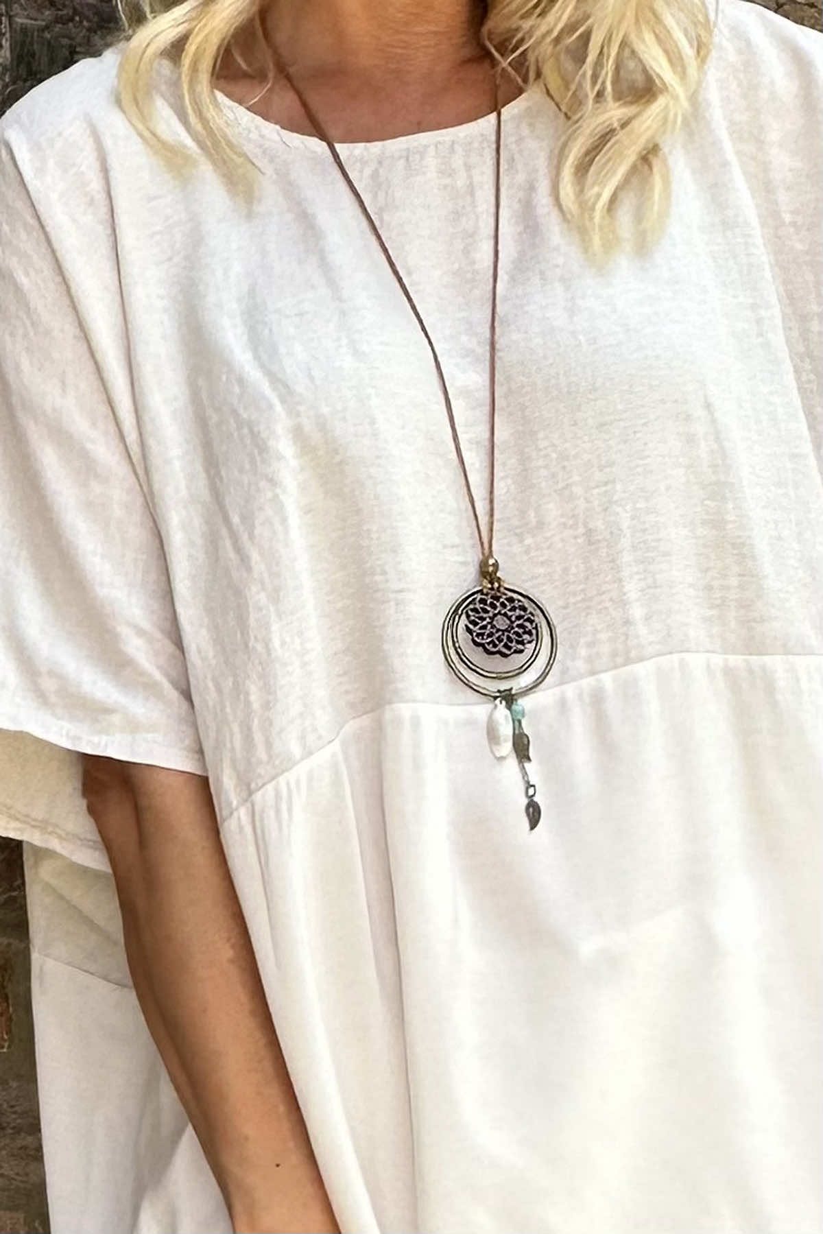 Ashleigh Necklace Top Stone
