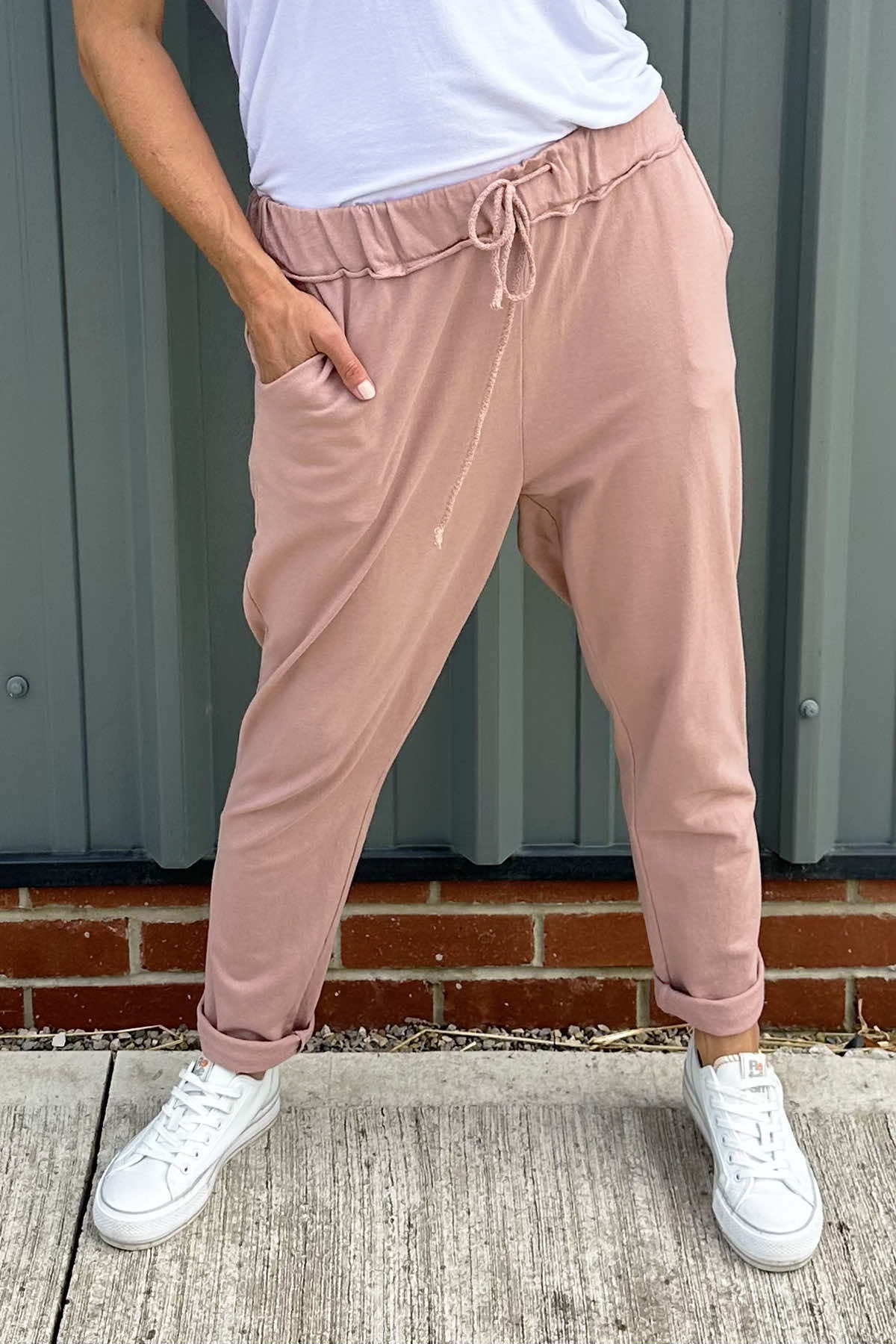 Didcot Jersey Pants Pink