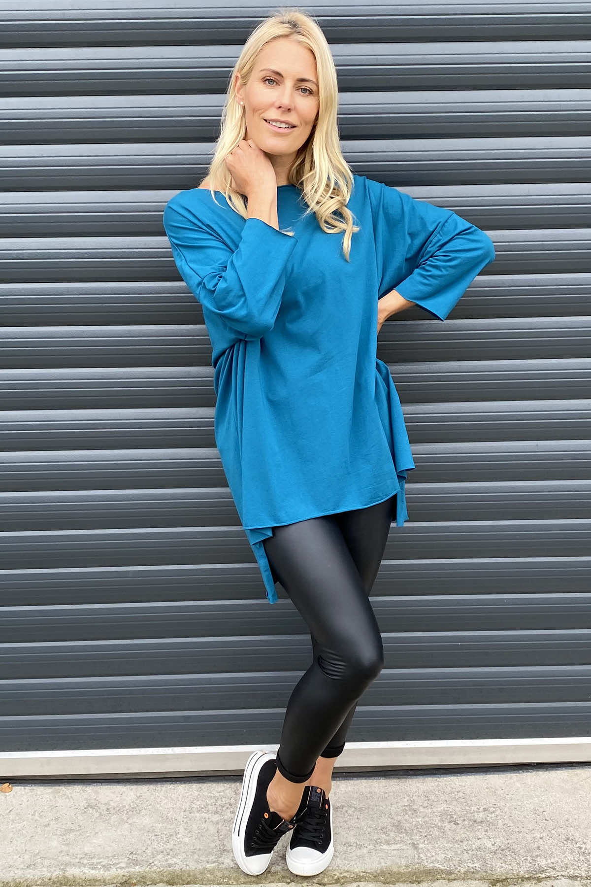 Betty Cotton Top Blue