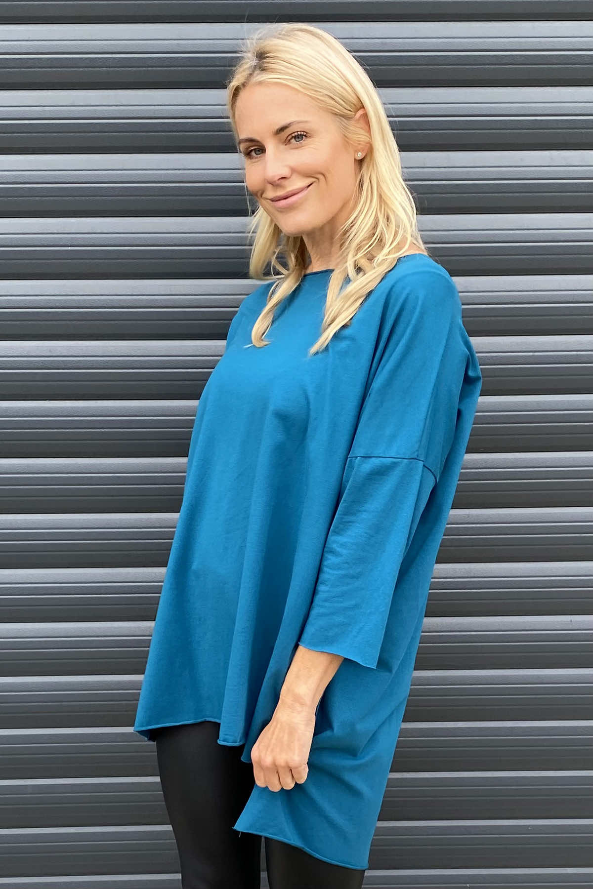 Betty Cotton Top Blue