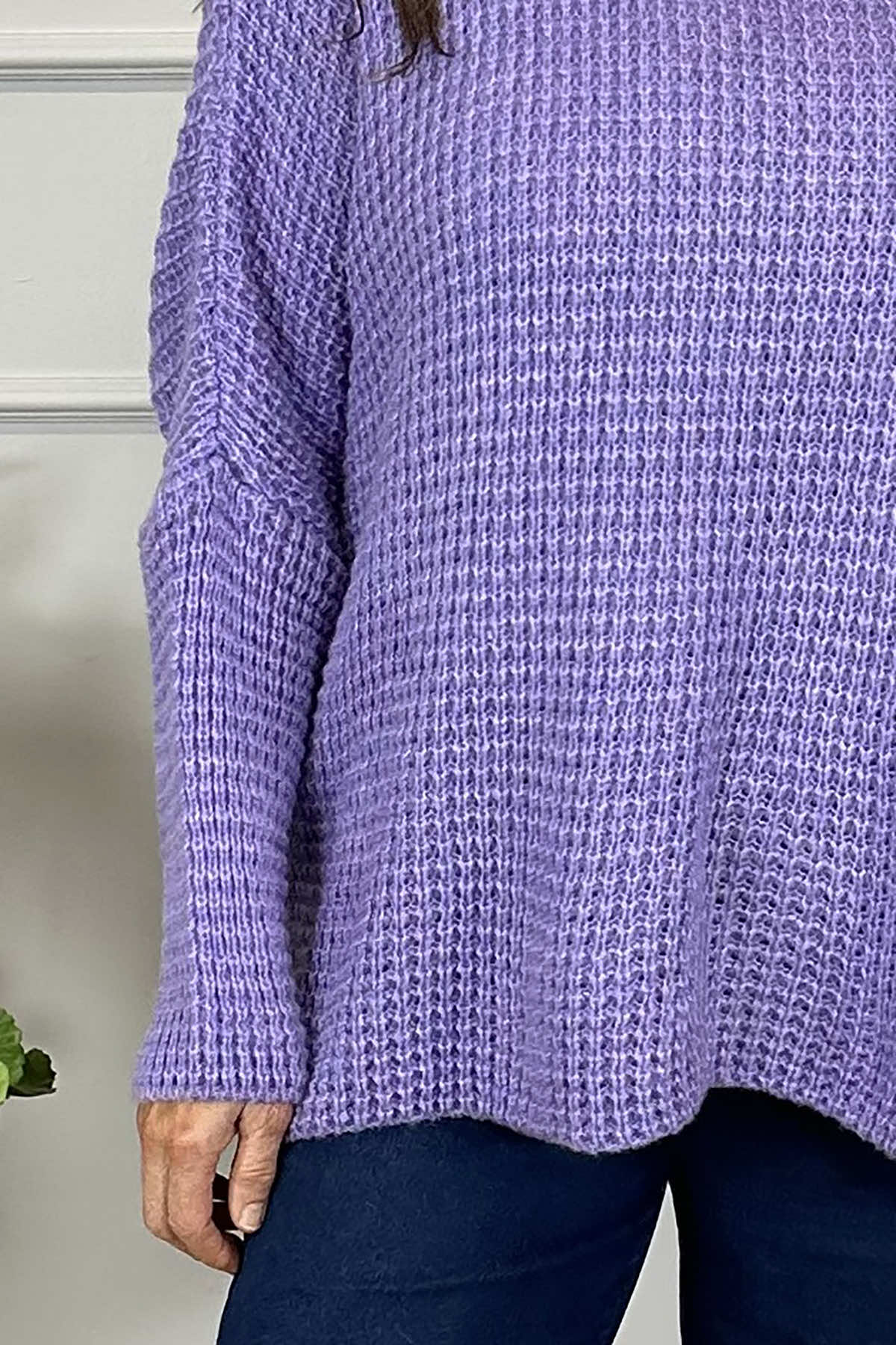 Maria Knitted Jumper Purple