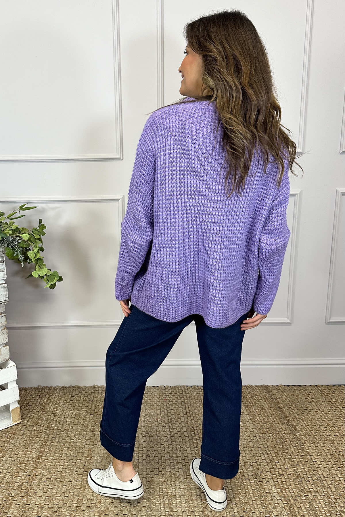 Maria Knitted Jumper Purple