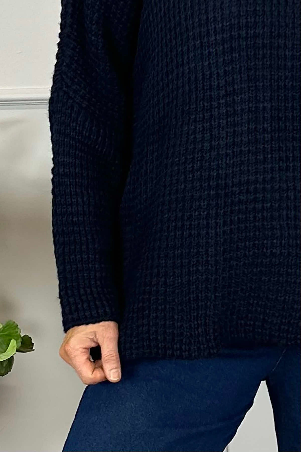 Maria Knitted Jumper Navy