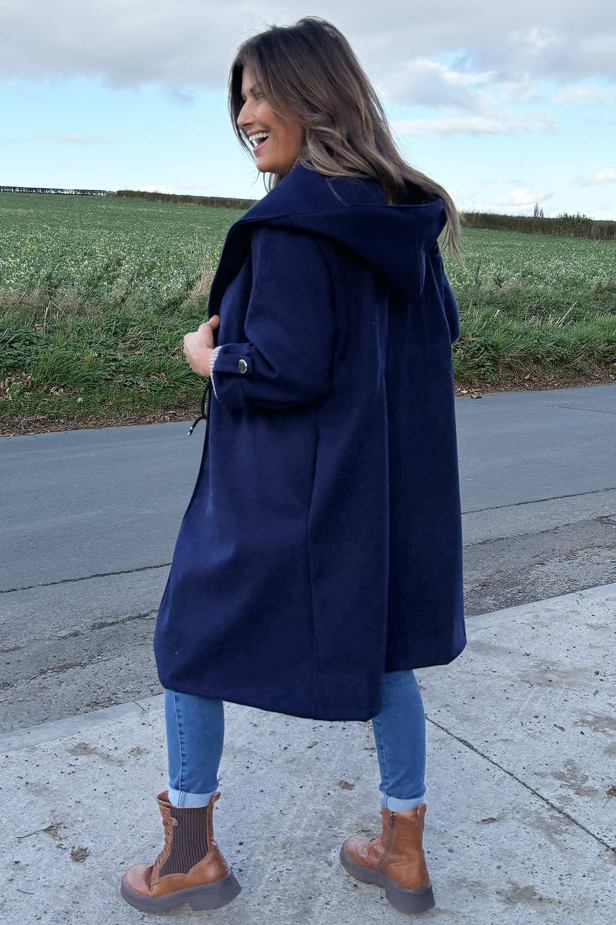 Hailey Coat Navy