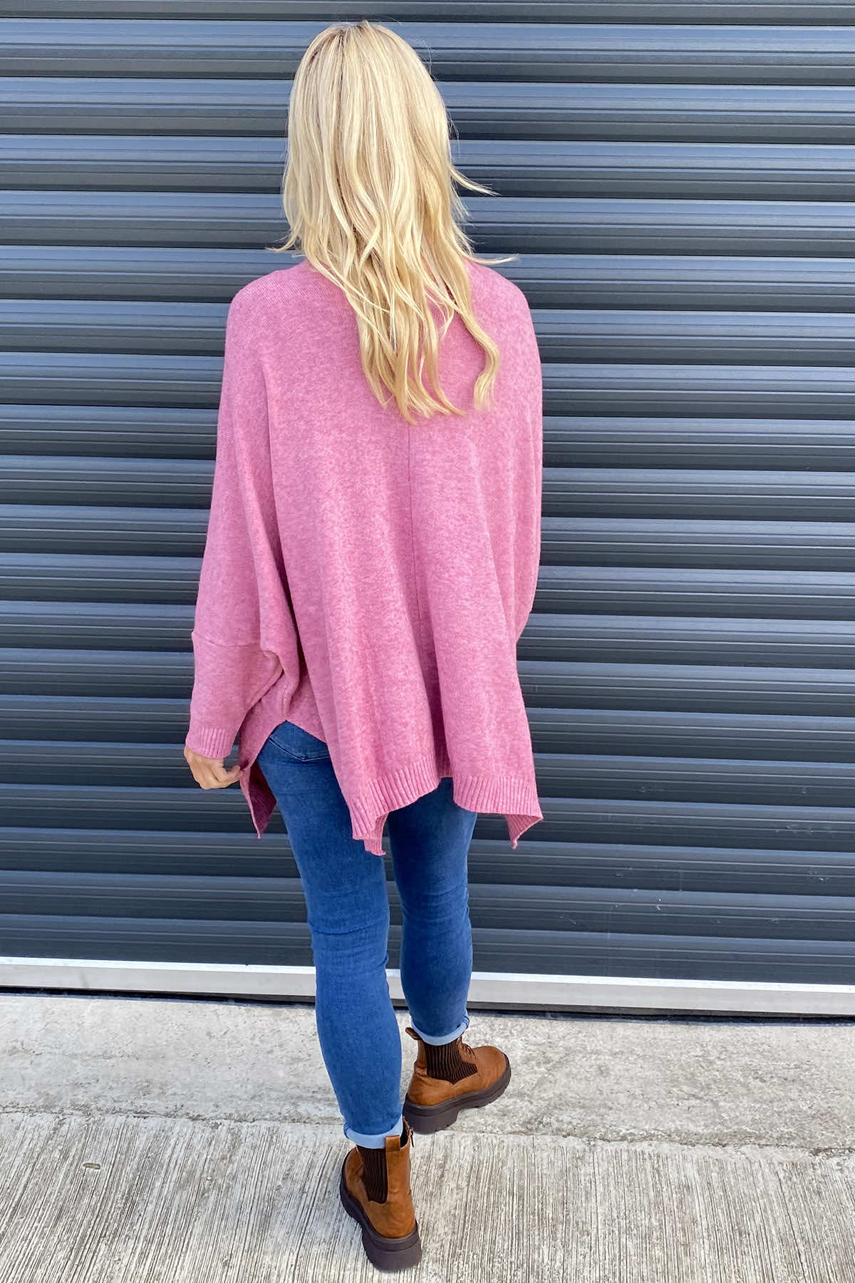 Hattie Knitted Cardigan Pink