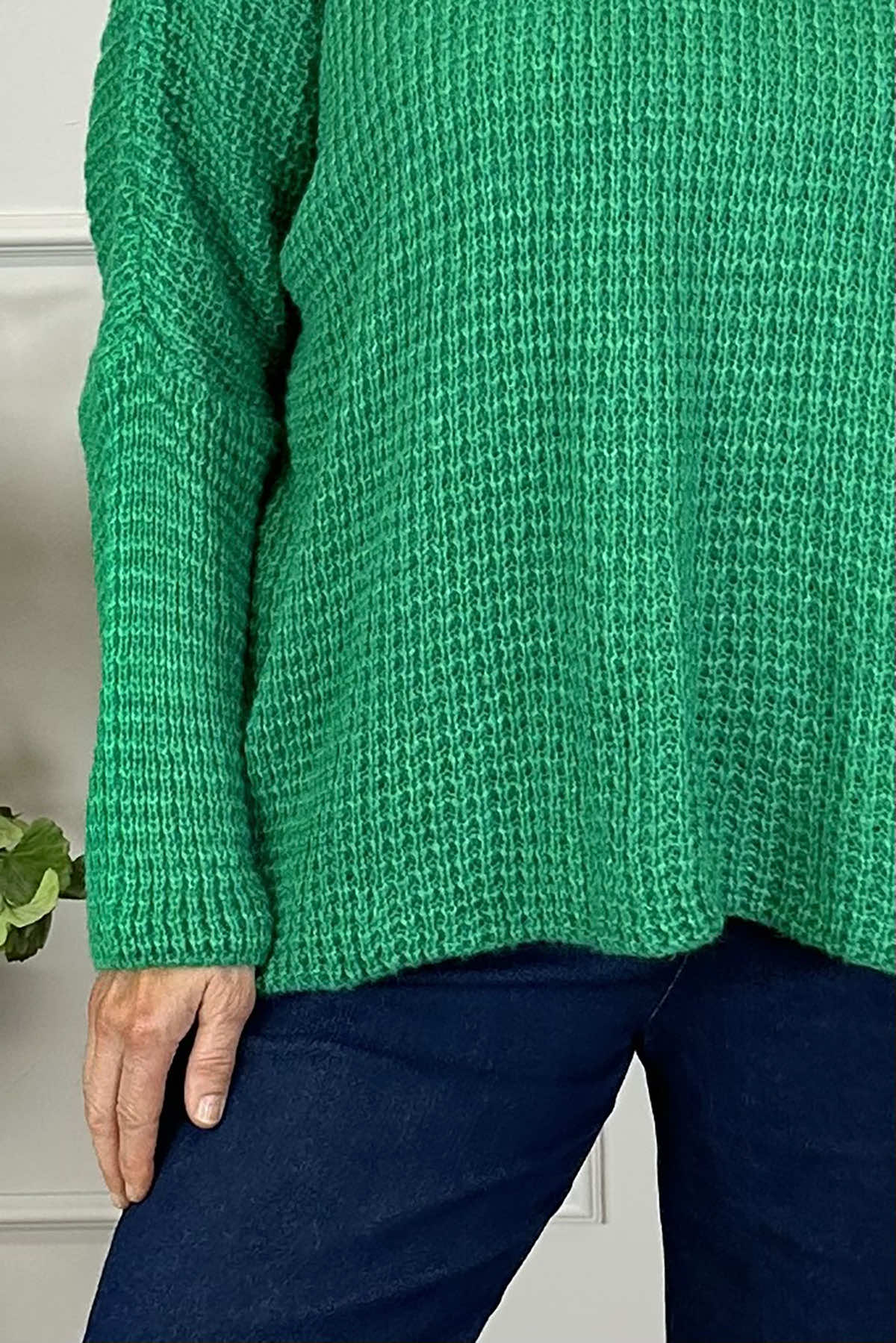 Maria Knitted Jumper Emerald