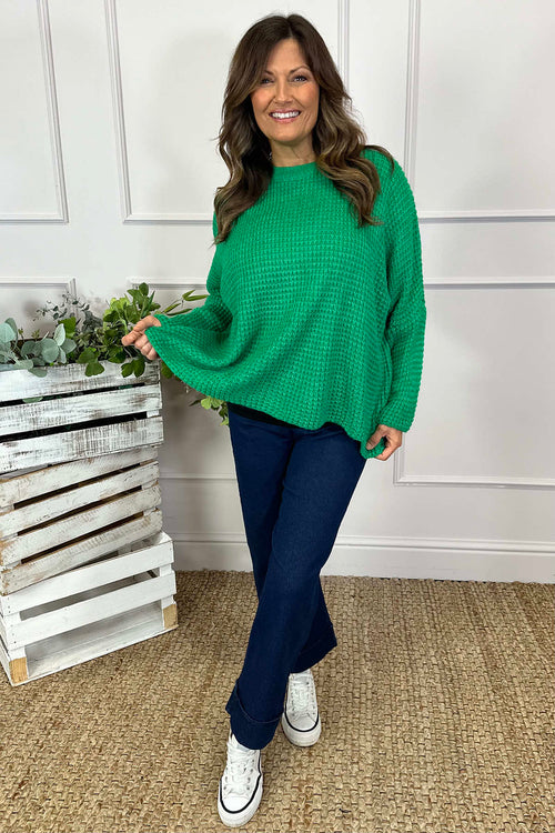 Maria Knitted Jumper Emerald - Image 3