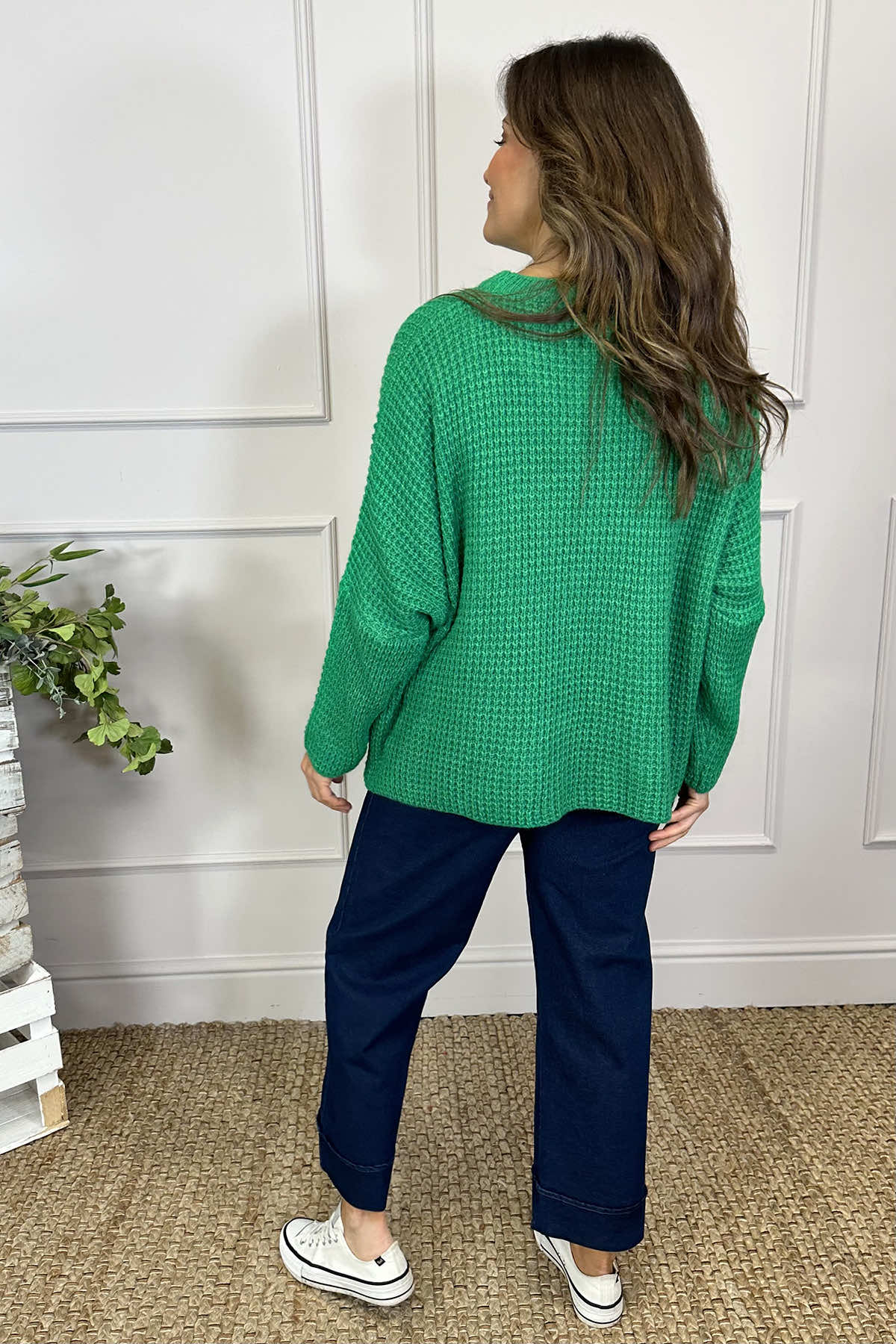 Maria Knitted Jumper Emerald