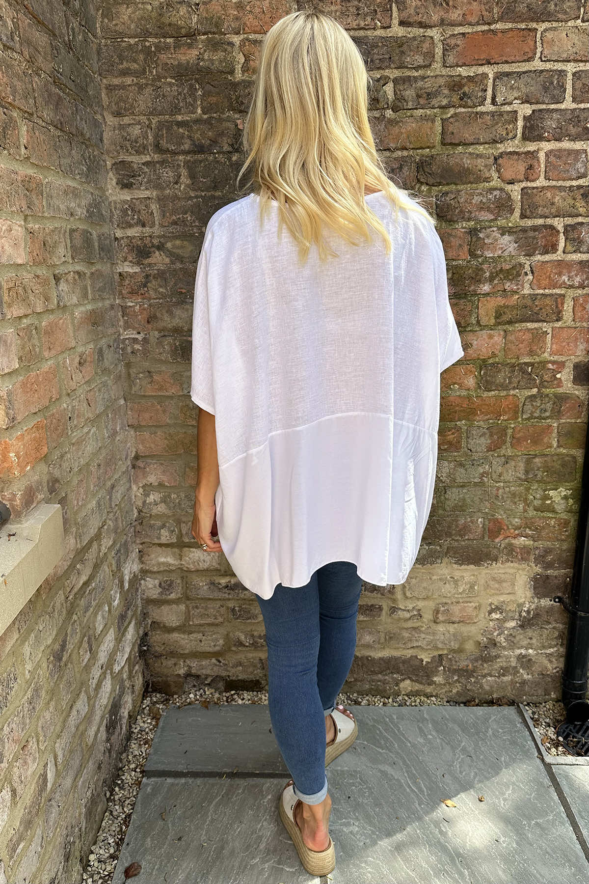 Ashleigh Necklace Top White